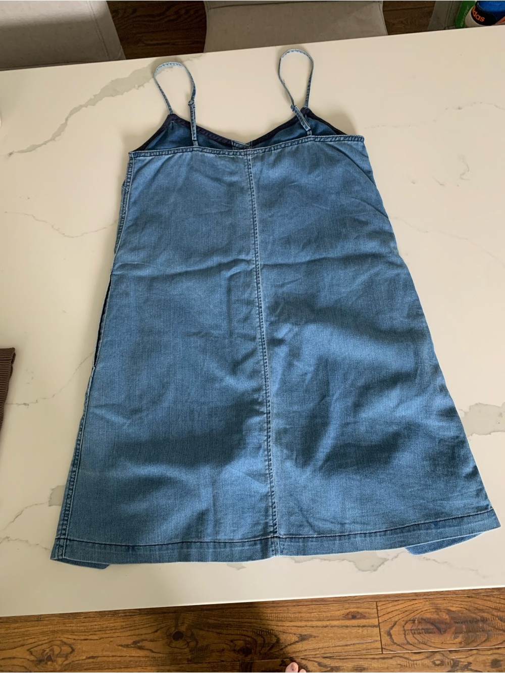 Wilfred Blue Denim Dress - With pockets. - Picture 2 of 4